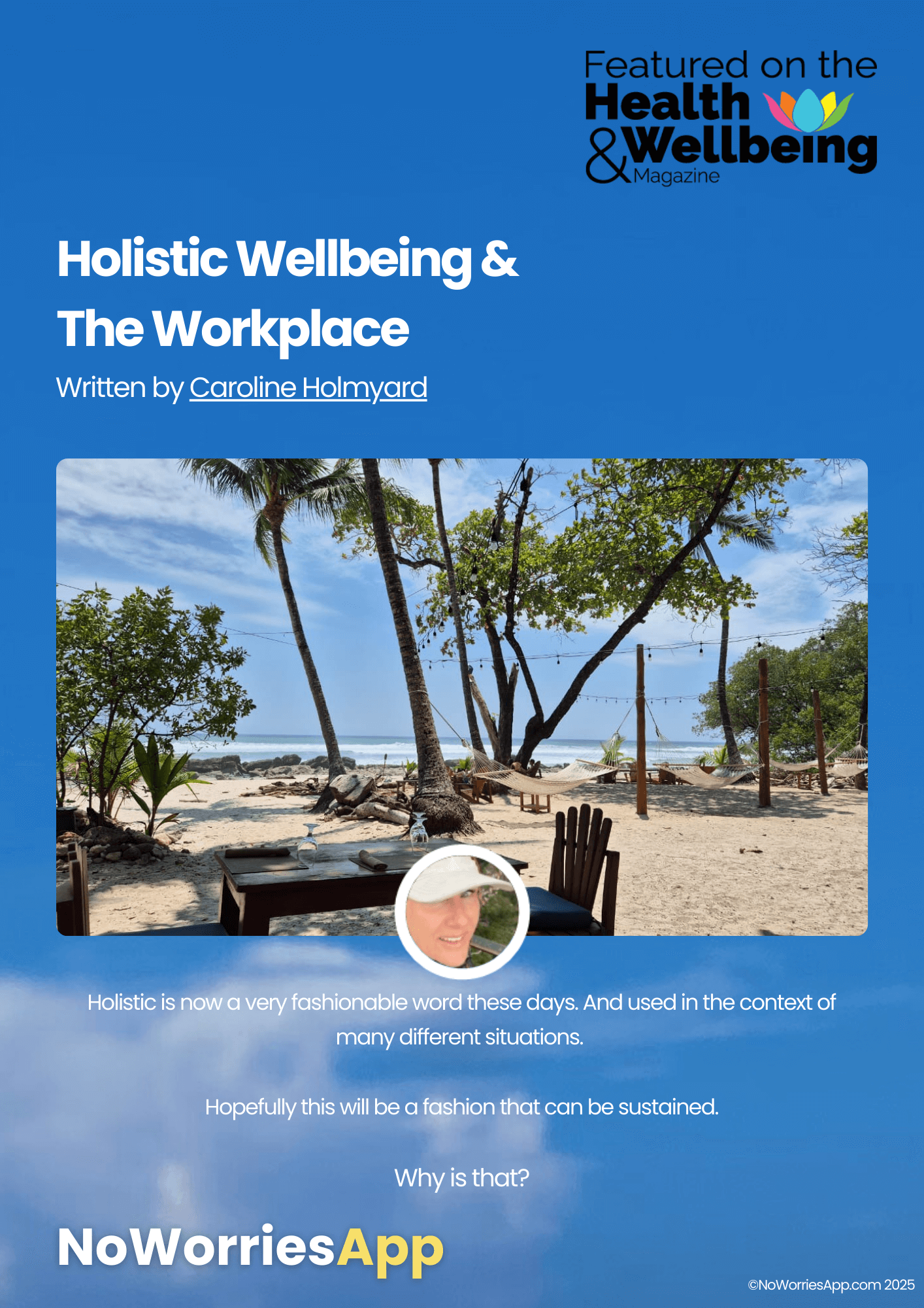 Holistic Wellbeing & The Workplace
